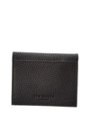 TED BAKER PANNAL COLOR LEATHER CARD HOLDER