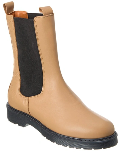 VALENTINO BY MARIO VALENTINO VALENTINO BY MARIO VALENTINO STACEY MONOGRAM LEATHER BOOT