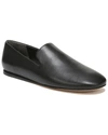 Vince Womens Faux Leather Slip On Loafers In Black