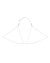 Luv Aj Rosette Chain Bra- Silver In Silver