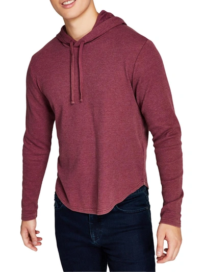 And Now This Mens Waffle Knit Pullover Thermal Shirt In White