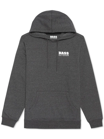 Bass Outdoor Mens Fleece Sweatshirt Hoodie In Grey