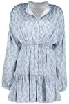 BISHOP + YOUNG CAMERON TIERED PRINT DRESS IN BOTONICAL