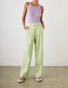 Rails Marnie High Waist Wide Leg Linen Blend Pants In Multi