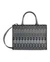 Furla Opportunity Small Tote Bag In Toni Black Denim In Multi