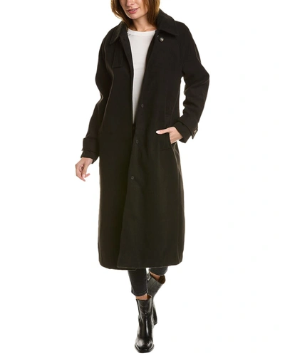 Noize Azzura Coat In Black