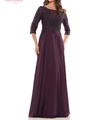 Marsoni By Colors Mv1052 In Eggplant In Beige
