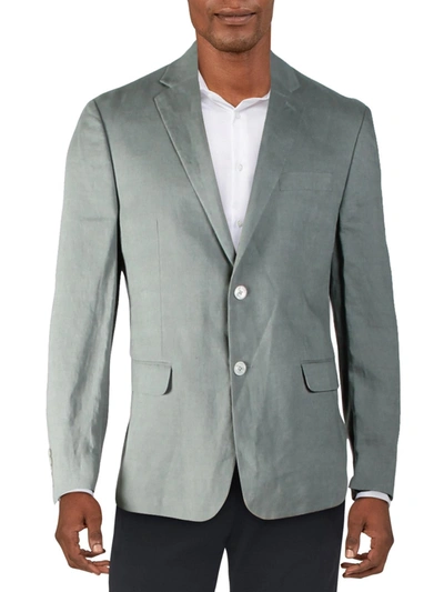 Lauren Ralph Lauren Lassiter Mens Linen Suit Separate Blazer In Multi