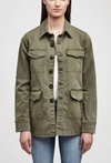L AGENCE VICTORIA JACKET IN ARMY