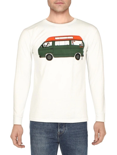 Marmot Mens Pullover Graphic T-shirt In White