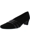 Easy Street Entice Womens Faux Leather Square Toe Dress Pumps In Multi