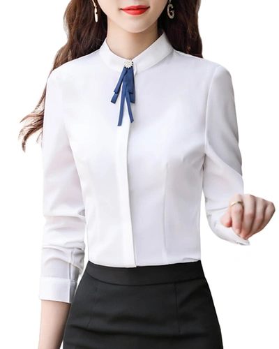 Bossy Chic Shirt In White