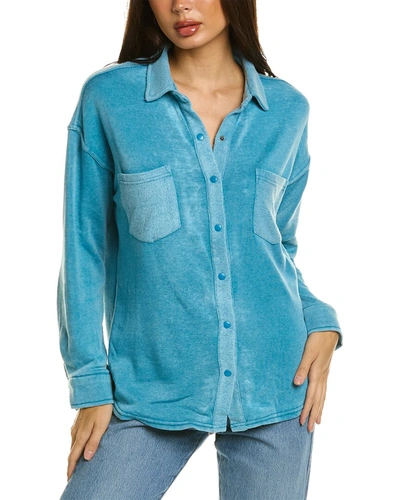 Vintage Havana Fleece Shirt In Blue