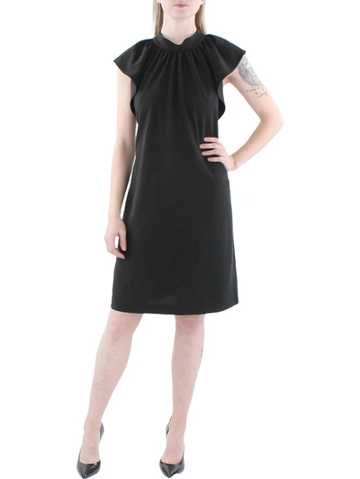 Calvin Klein Womens Party Mini Shift Dress In Black