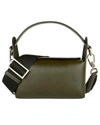 We-ar4 The Pastry Box Leather Top-handle Bag In Green