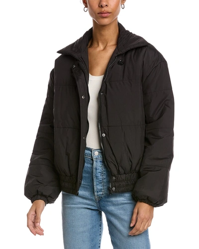 Chaser Quilted Puffer Jacket In Black