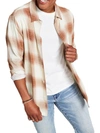 AND NOW THIS MENS PLAID COLLARED BUTTON-DOWN SHIRT