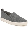 Vince Blair Perforated Suede Slip-on Sneakers In Grey