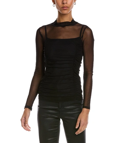 Project Social T Just Float Mesh Top In Black