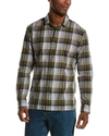 John Varvatos Ross Slim Fit Plaid Button-up Sport Shirt In Green