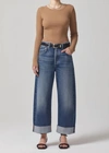 CITIZENS OF HUMANITY AYLA BAGGY CUFFED CROP JEANS IN BRIELLE