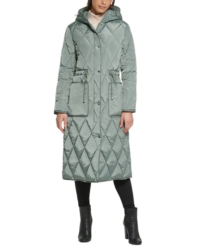 Kenneth Cole Stadium Length Coat In Multi