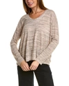 PROJECT SOCIAL T DON'T TURN IT OFF SEAMED MARLED TOP
