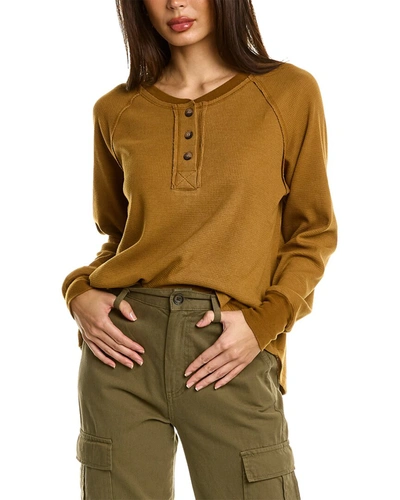 Project Social T Perth Henley Top In Brown