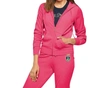 JUICY COUTURE VELOUR ROBERTSON JACKET IN PINK