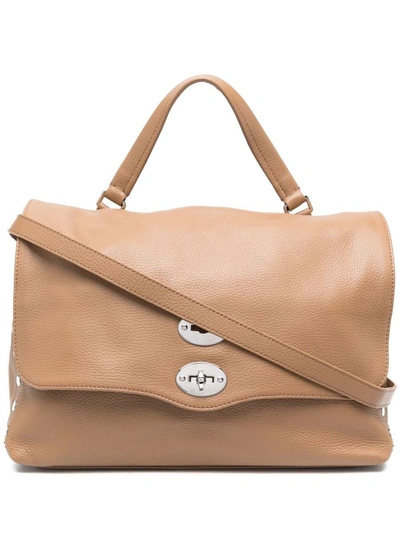 Zanellato Baby Postina Daily Leather Handbag In Brown