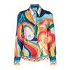 Casablanca Le Pouvoir Des Fleurs Shirt In Fleurs