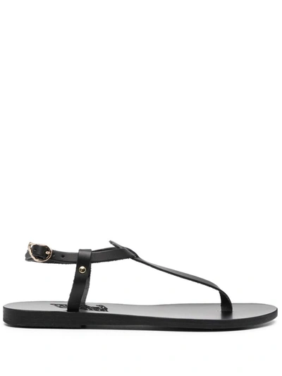 Ancient Greek Sandals Lito Sandals In Black