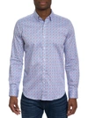 Robert Graham Favre Cotton Tailored Fit Button Down Shirt In Multi