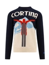 Mc2 Saint Barth Turbone 61 Intarsia-knit Jumper In Blue