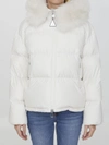 Moncler Mino Tech Down Jacket In White