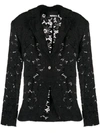 ROTATE BIRGER CHRISTENSEN ROTATE LACE FIGURE FITTED BLAZER