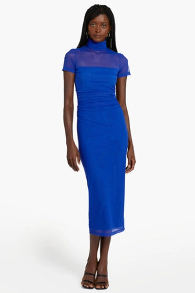 Amanda Uprichard Dominique Dress In Cobalt