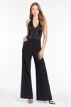 AMANDA UPRICHARD ISADORE JUMPSUIT WITH SATIN