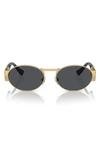 VERSACE 56MM OVAL SUNGLASSES