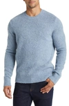 Brooks Brothers Brushed Wool Raglan Crewneck Sweater | Light Blue | Size 2xl