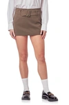 English Factory Belted Skort In Olive