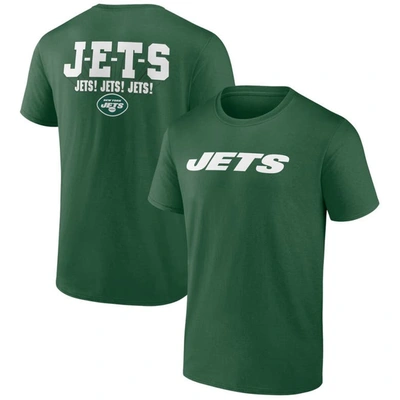 Profile Men's  Green New York Jets Big And Tall Two-sided T-shirt