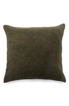 Hommey Essential Fleece Pillow Cover In Olive