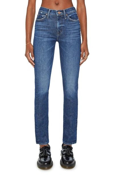 Mother The Rascal Skinny Jeans In Blue