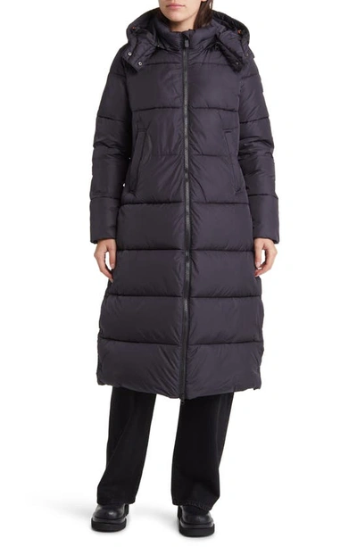 Save The Duck Colette Quilted Hooded Jacket In Black