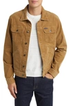 Brooks Brothers Out Corduroy Trucker Jacket In Kelp