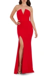 Dress The Population Fernanda Gown In Red