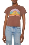 Mother The Boxy Goodie Goodie T-shirt In  Sunset