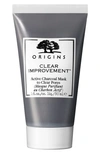 Origins Clear Improvement Active Charcoal Face Mask To Clear Pores, 1 Oz.