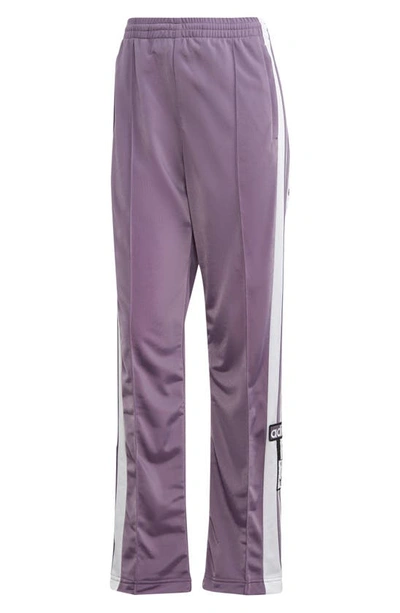 Adidas Originals Adicolor Adibreak Side Logo Track Trousers In Purple